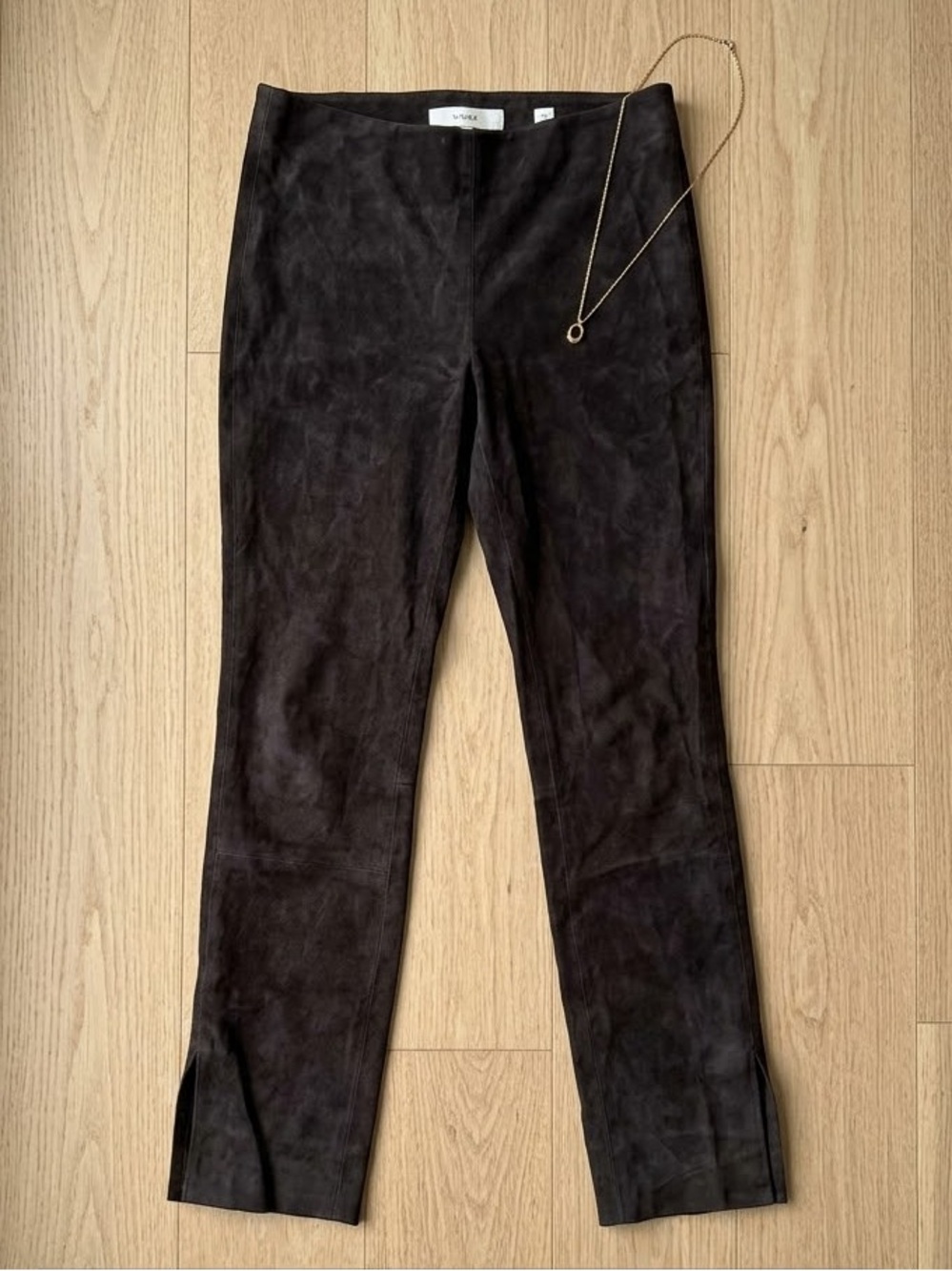 Vince 100% Genuine Lambskin Suede Flare Pants XS